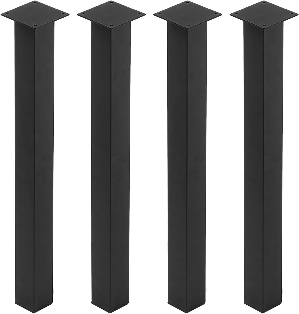 MBQQ Furniture Legs H28 – Patas rústicas para mesa, patas de escritorio de metal resistente, patas de mesa de comedor, juego de 4 patas de hierro