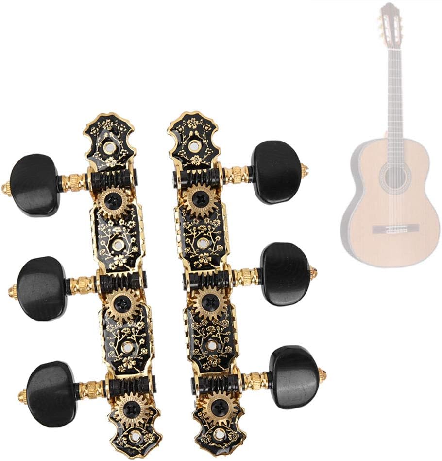 Clavijas de afinación de guitarra acústica, repuesto 3L3R, afinadores rápidos y precisos con material antioxidante para guitarras clásicas