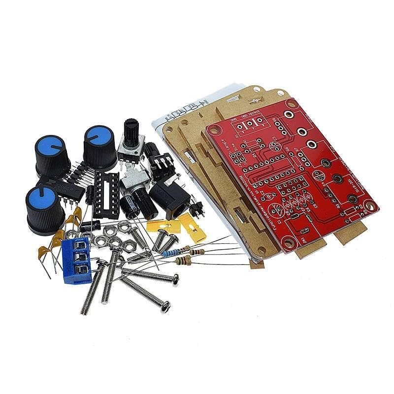 XR2206 Función Generador de Señal Kit DIY SinoTriánguloCuadrado Salida 1Hz-1MHz Generador de Señal Amplitud de Frecuencia Ajustable