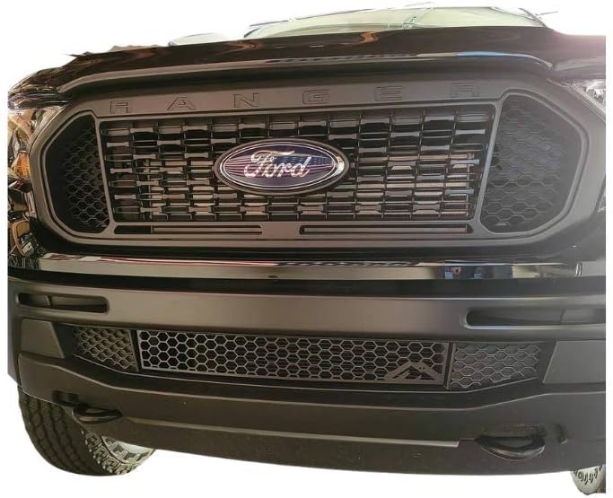 Rejilla de parachoques negra con recubrimiento en polvo “Honeycomb” para Ford Ranger M2M 2019+ #200-10-1