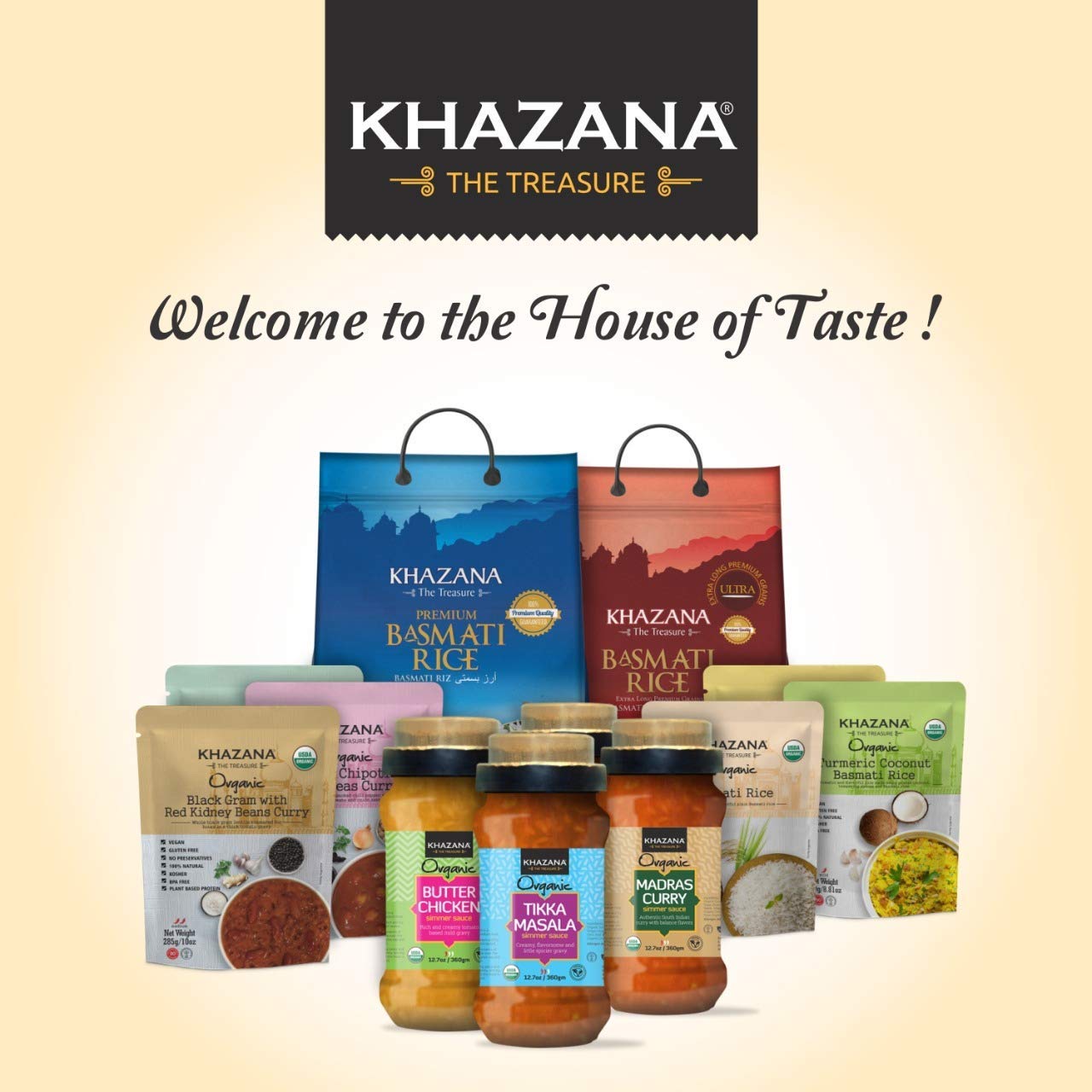 Khazana Salsa india a fuego lento con curry de coco Kerala orgánica, tarros de 12.7 onzas, sin OMG, vegana, sin gluten, kosher, auténticas comidas