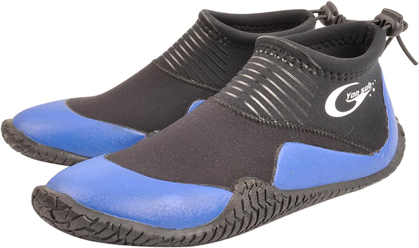 Botas de buceo de neopreno, botas de buceo, surf, para hombres y mujeres, 0.118 in, botas de vela con suela de goma antideslizante de alta calidad