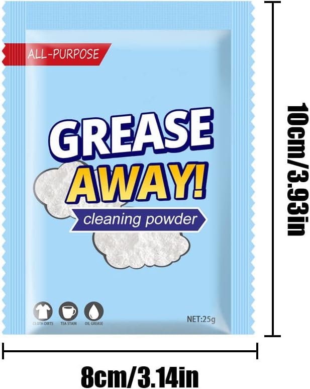 Limpiador de polvo desengrasante de cocina, limpiador de polvo mágico multiusos, eliminación de manchas de cocina, limpiador instantáneo de grasa