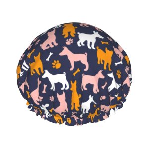 Dog Shower Cap Reusable Waterproof,Shower Caps For Women With Double Hair Caps,Bathing Cap Hair Cap For Shower Dog Shower Cap Reusable Waterproof,Shower Caps For Women With Double Hair Caps,Bathing Cap Hair Cap For Shower