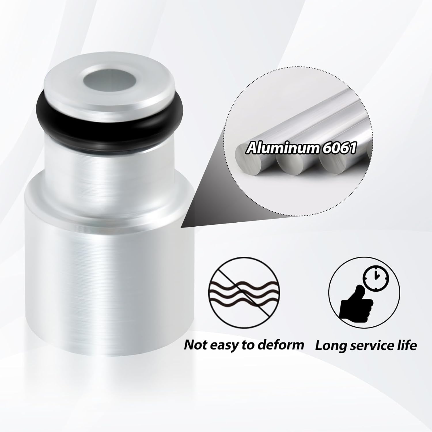 8 unids LS3 LS7 LS9 L76 Shorty Inyector de Combustible Adaptador Espaciador a LS2 Admisión Carril de Combustible