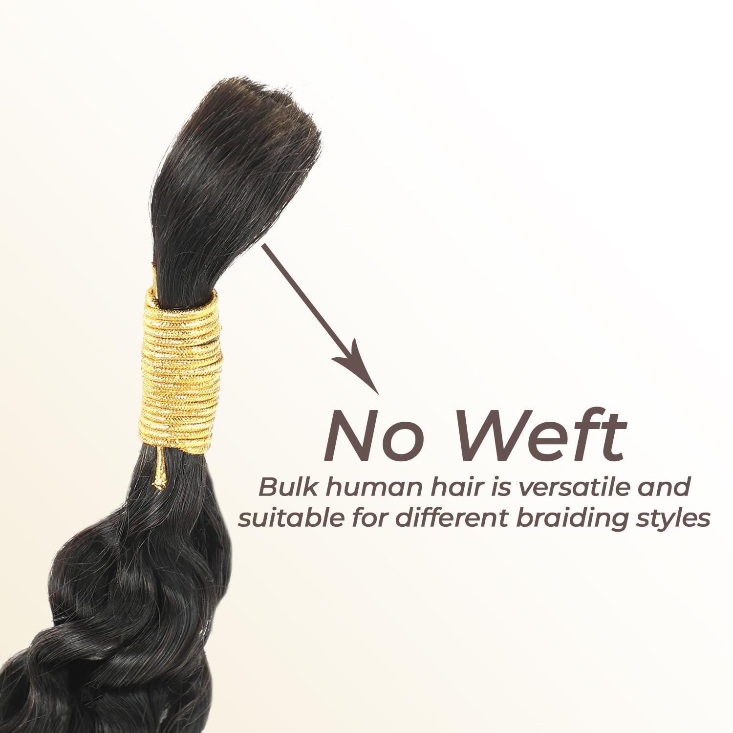 Extensiones de cabello humano micro trenzado a granel para micro trenzas, sin trama, 20 pulgadas (3.53 onzas (paquete de 2 paquetes), extensiones de