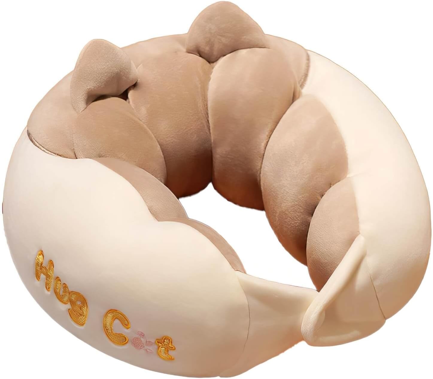 SKYBAT Cartoon Caterpillar U-Shaped Travel PillowAlmohada de Cuello de algodón – Comfort and Support for Neck Relief (Color  E, Size  28cmX26cm)