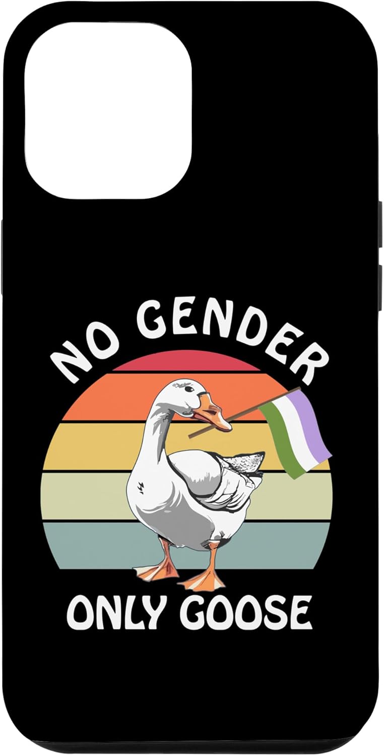 Funda para iPhone 13 Pro Max Genderqueer Goose Bi Pride Flag Bi Pride Parade Flag LGBTQ