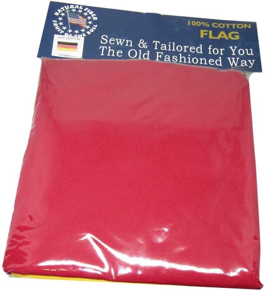 Premium 3×5 Embroidered Germany Plain Country Cotton Flag Large 3’x5′ Grommets