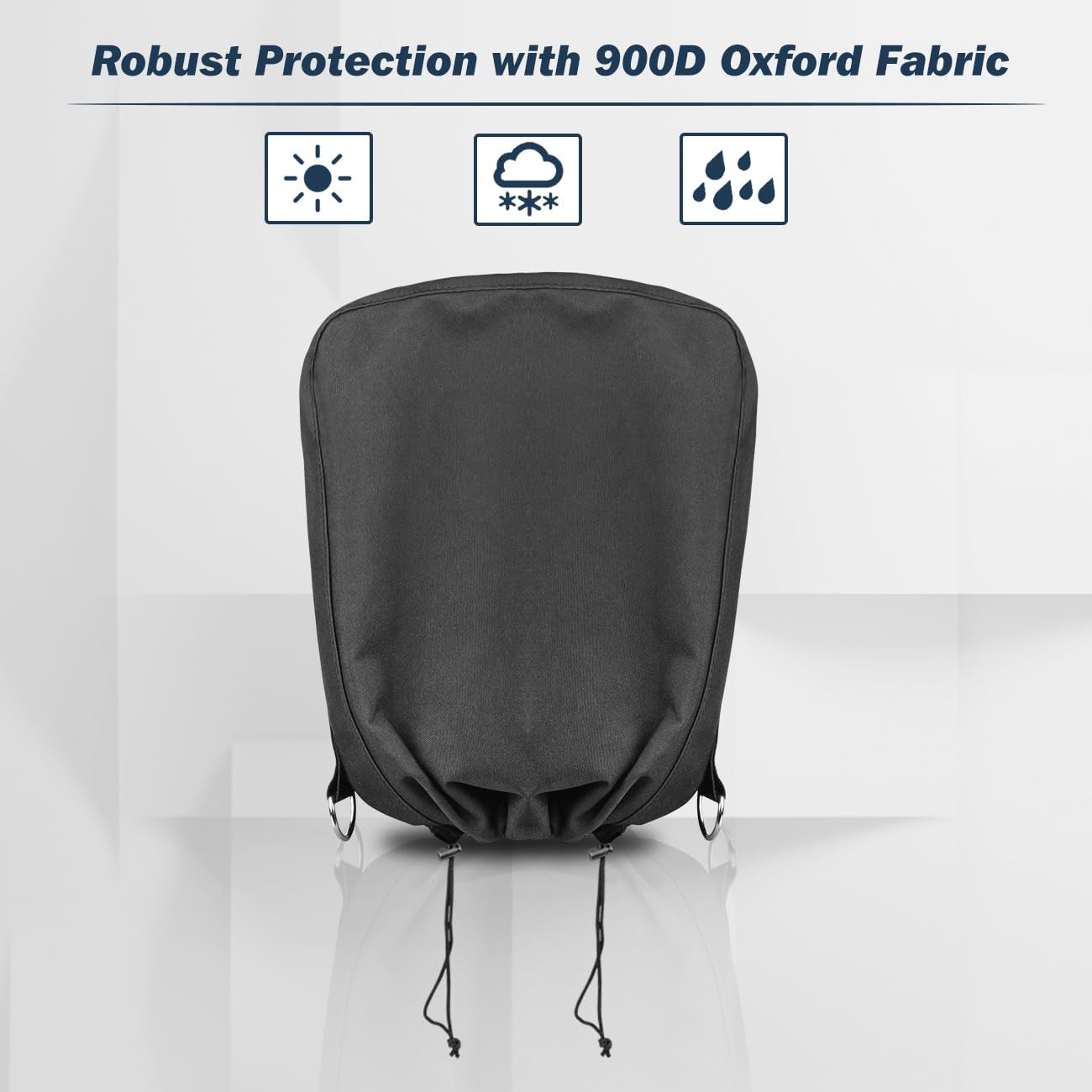 Cubierta eléctrica para gato de lengua RV – Tela Oxford 900D impermeable protectora, accesorios de remolque de viaje para protección exterior