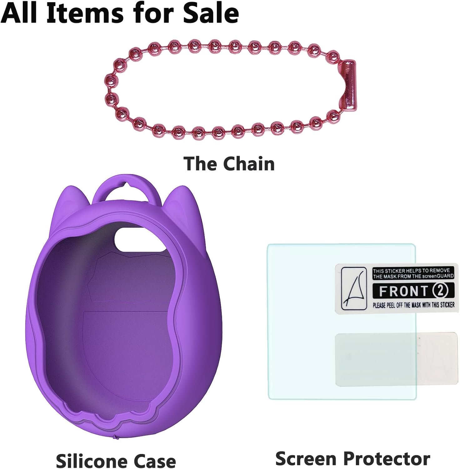 Tamagotchi Uni – Funda de silicona para mascotas virtuales interactivas, protector de pantalla para Tamagotchi Uni Pet Band Accesorios (cubierta de