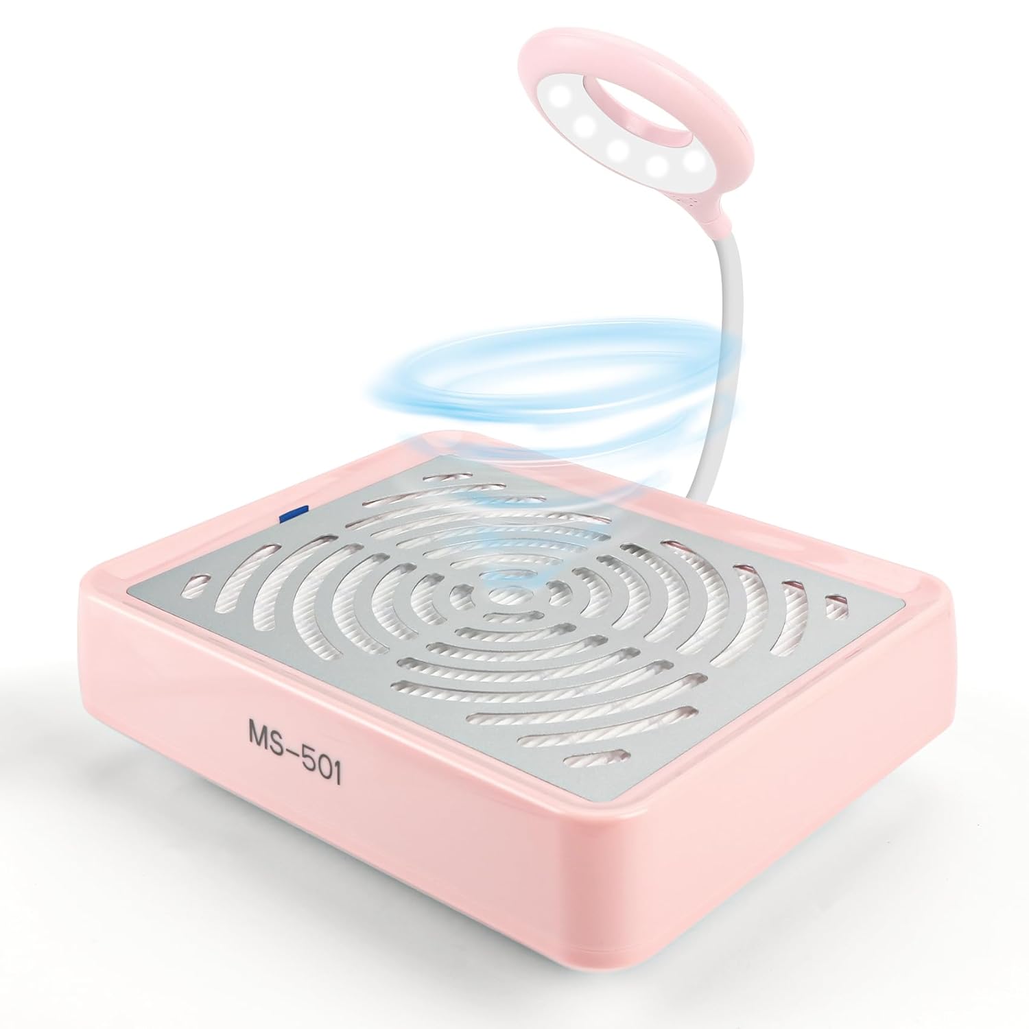 Colector de polvo de uñas, colector de polvo ajustable de 40 W para uñas, colector de polvo profesional para colector de polvo al vacío de uñas,
