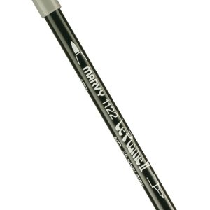 Uchida Marvy Extra Fine Tip Le Plume II – Rotulador de doble extremo, suministros de arte, color gris plateado Uchida Marvy Extra Fine Tip Le Plume II – Rotulador de doble extremo, suministros de arte, color gris plateado