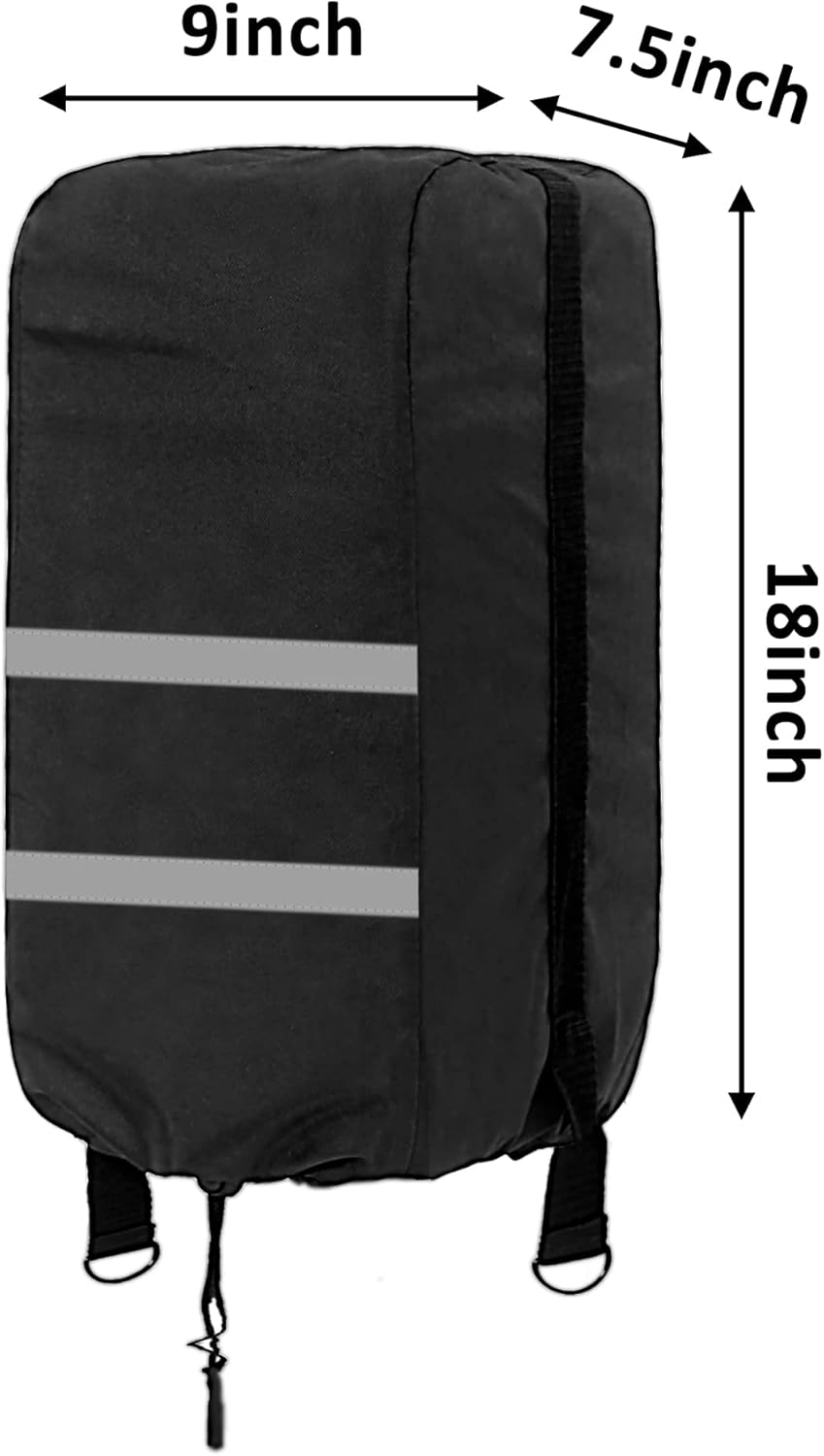 Cubierta para gato eléctrico, 600D, resistente, impermeable, para remolque, universal, para caravana, viaje, remolque, cubierta protectora (18