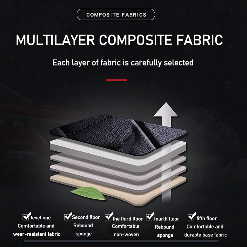 Juego completo de fundas de asiento de automóvil de ajuste universal para KIA Rio 2002-2023, juegos de interiores de automóvil de piel sintética con
