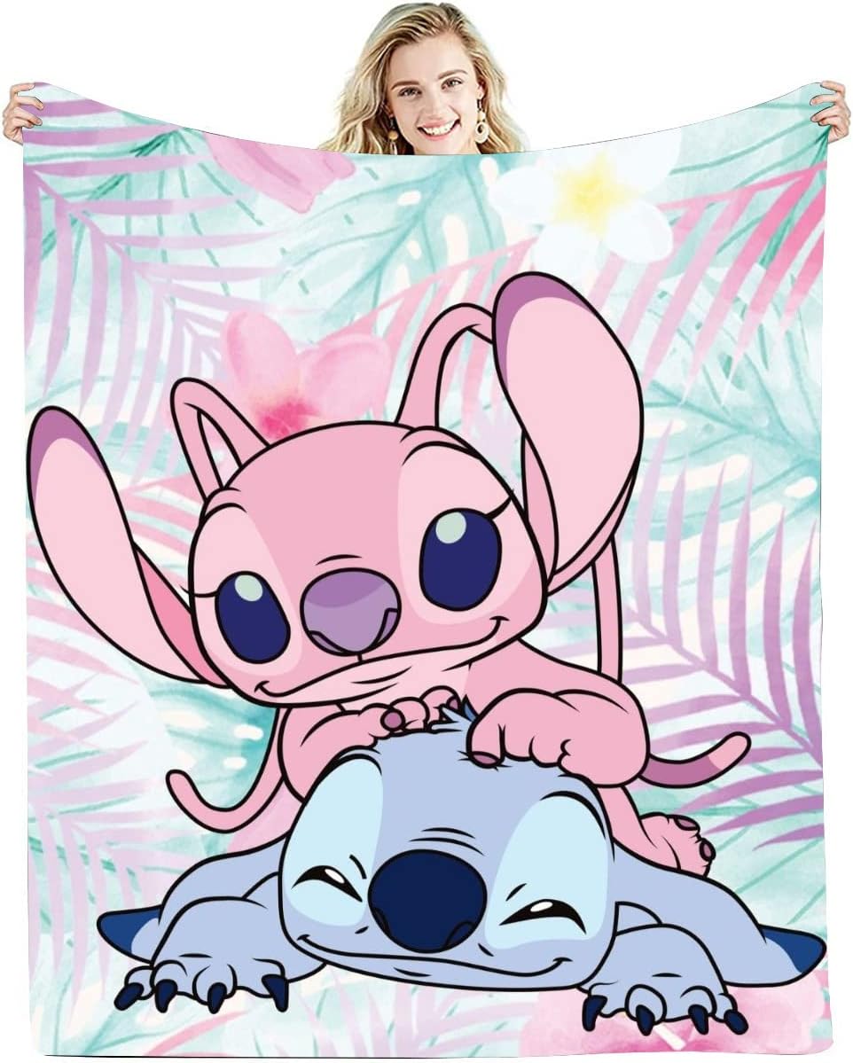 EVAGMG Manta de franela ligera de anime, manta de dibujos animados, ropa de cama suave y acogedora para niños y adultos, regalos para todas las