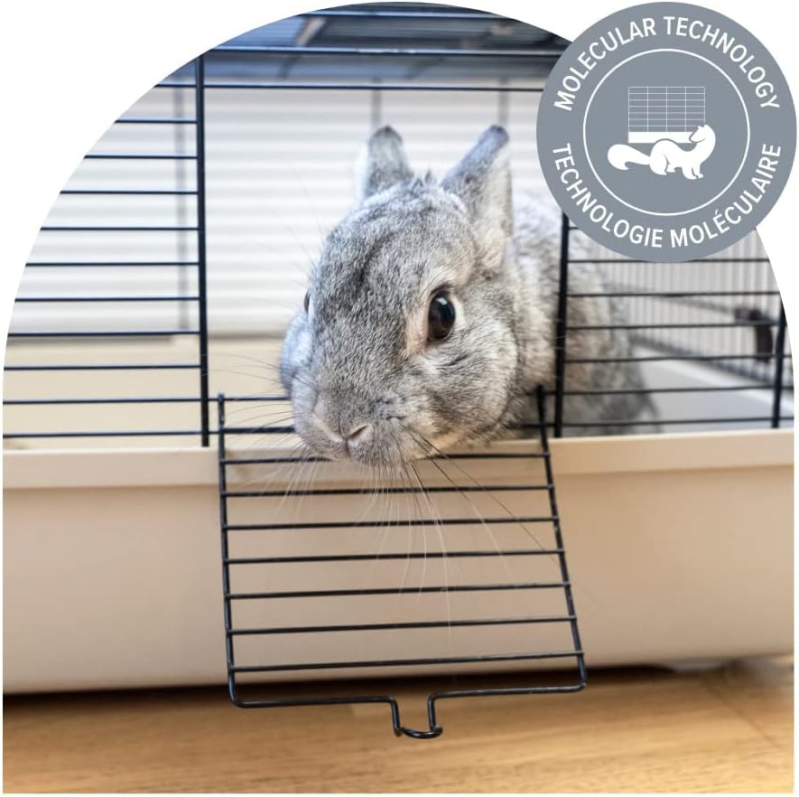 Neutralizador de olores de jaula de animales pequeños, limpia y elimina los olores de orina y heces, para uso en jaulas de hámster, conejo, hurón y