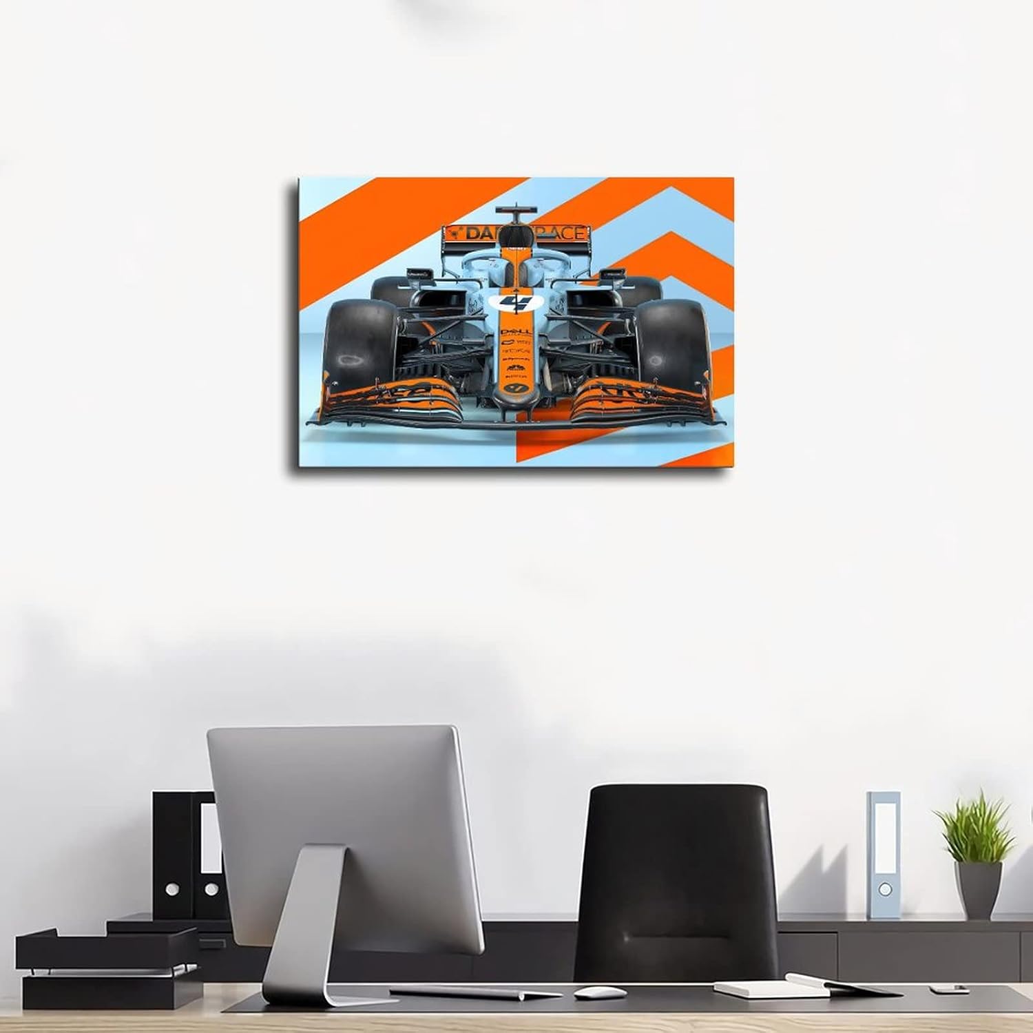 ERWYN Mclaren – Póster formular de una pared F1, pósteres de lona para automóvil, lienzo de pared para habitación de niños, estilo vintage sin