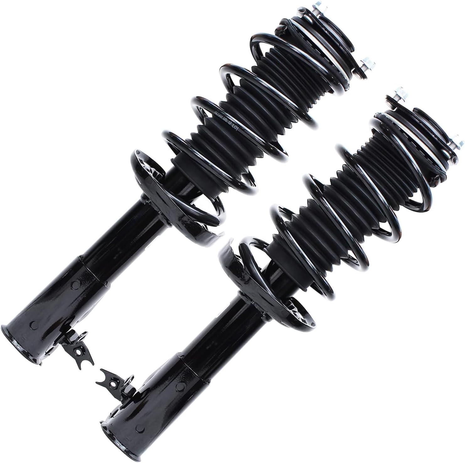Detroit Axle – Nudillos de dirección delanteros con bujes + puntales rápidos con montaje de resorte helicoidal de repuesto para Honda Civic Sedan