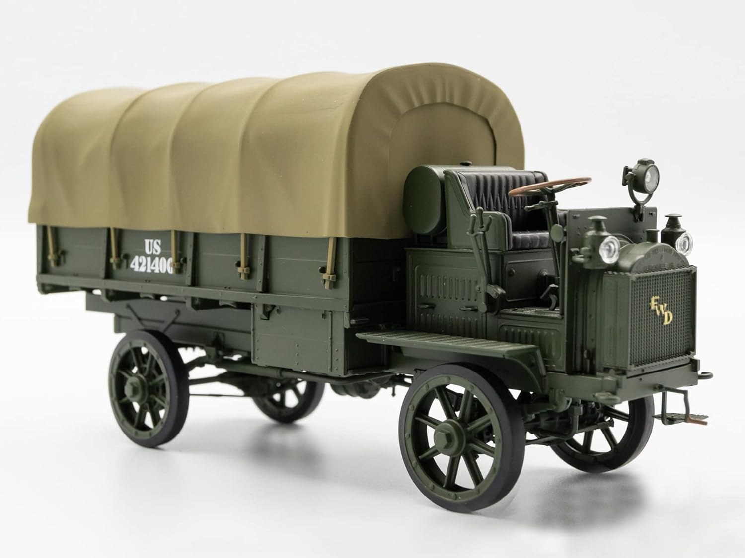 ICM 35655 Kit de modelo de vehículo militar de plástico FWD Tipo B, WWI US Army Truck – Escala 135