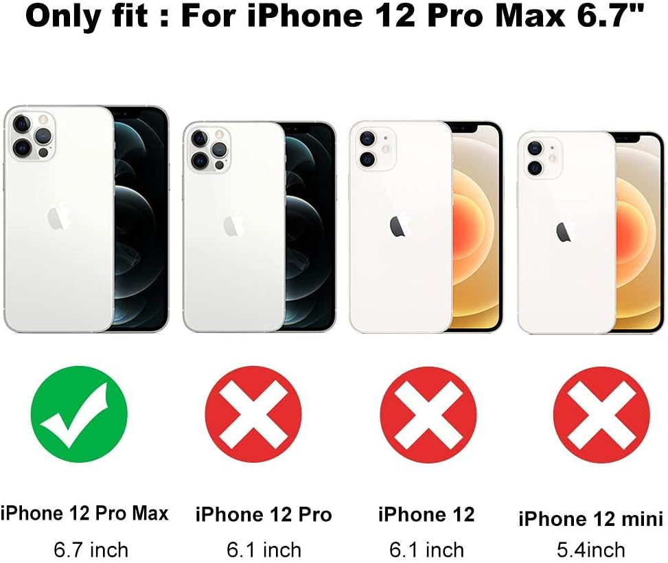 OOK Compatible con iPhone 12 Pro Max, funda cuadrada con esquinas reforzadas chapadas en oro, borde de TPU suave, delgada, cuerpo completo, a prueba