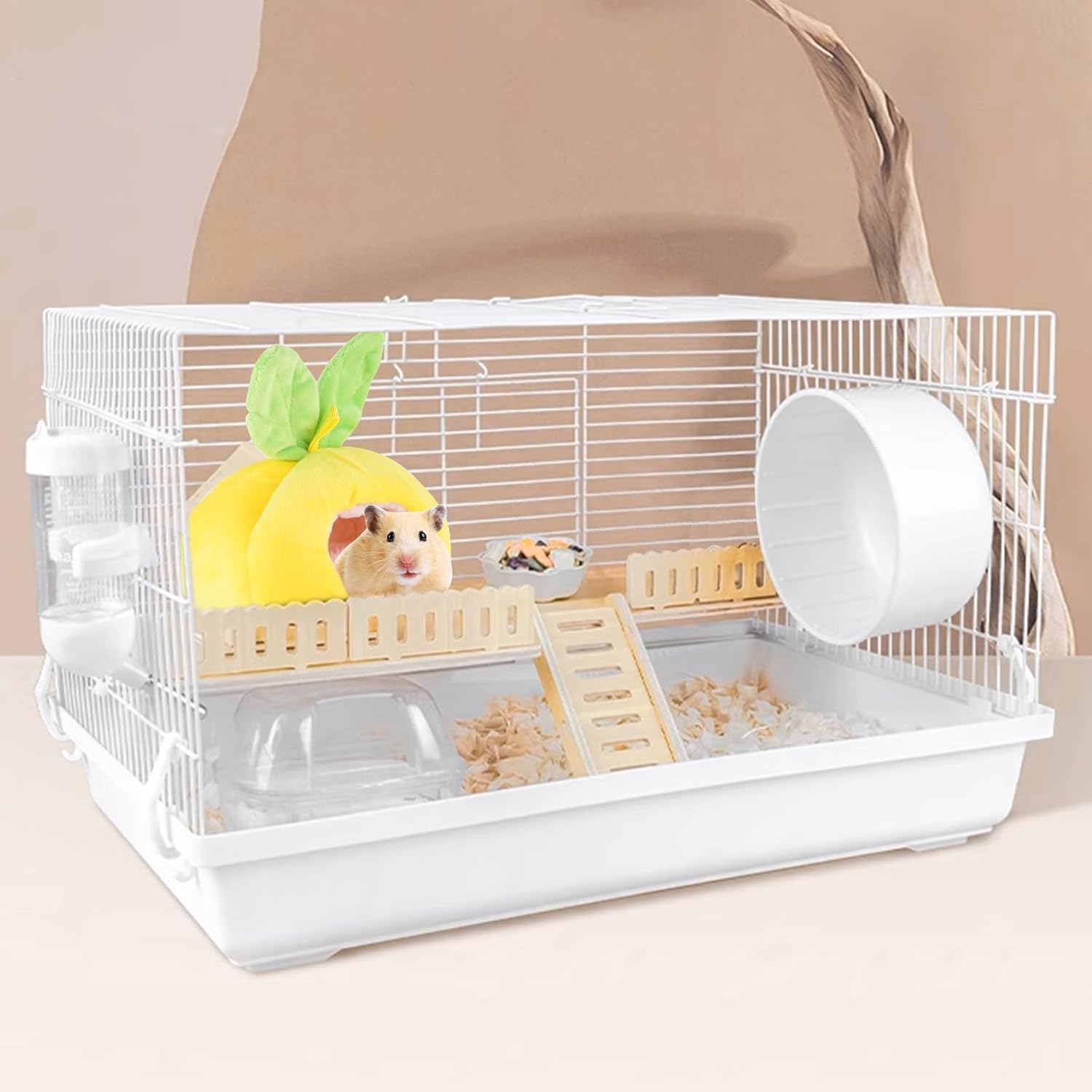 Cama de hámster, lindo escondite de hámster, hamaca colgante lavable, jaula de cama cálida, accesorios para nido pequeños, cobayas, jerbos ardillas,