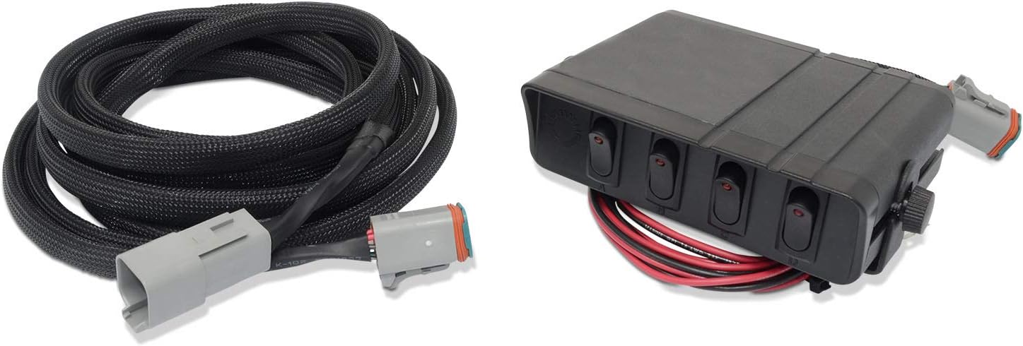 Kit multiplicador hidráulico, válvula selectora de 4 circuitos incluyendo acopladores y control de caja de interruptores
