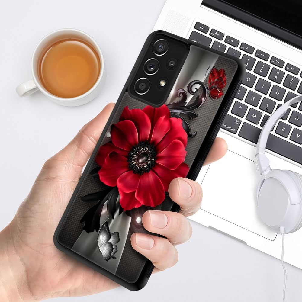 Funda compatible con Samsung Galaxy A53 5G, diseño de patrón de policarbonato duro, funda protectora de TPU suave antideslizante para Samsung Galaxy