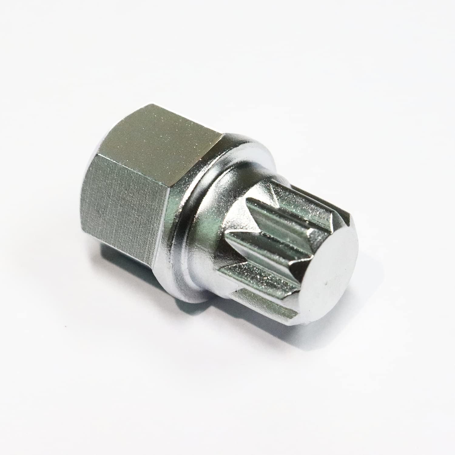Llave de bloqueo de rueda ABC 0-9 de acero cromado para VW, herramientas de extracción de tuercas de orejeta de bloqueo, llave de bloqueo de rueda