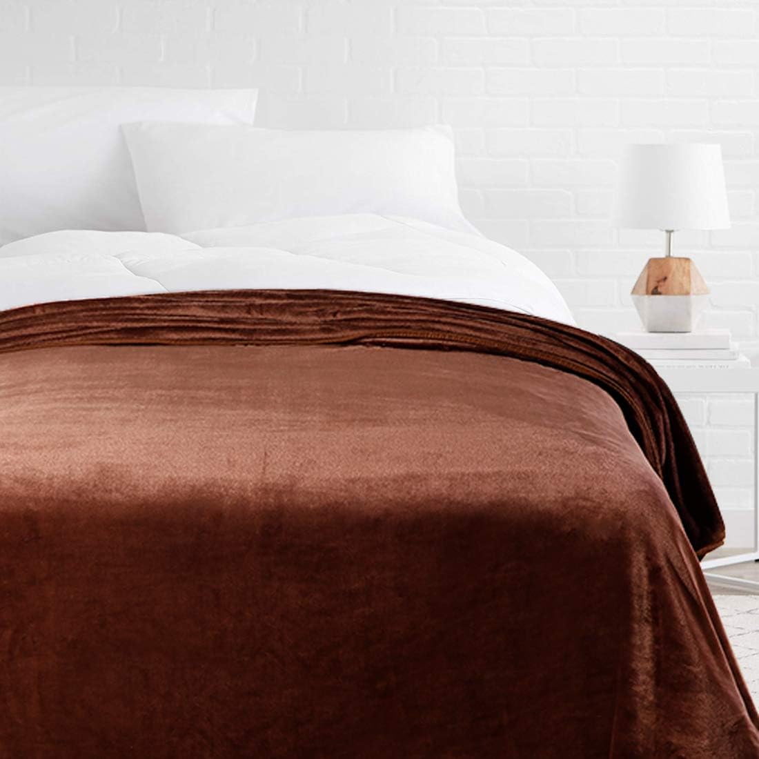 Leisure – Manta de forro polar para cama de matrimonio, tamaño doble, suave, refrescante, transpirable, de lujo, para viajes, acampadas, ligera,
