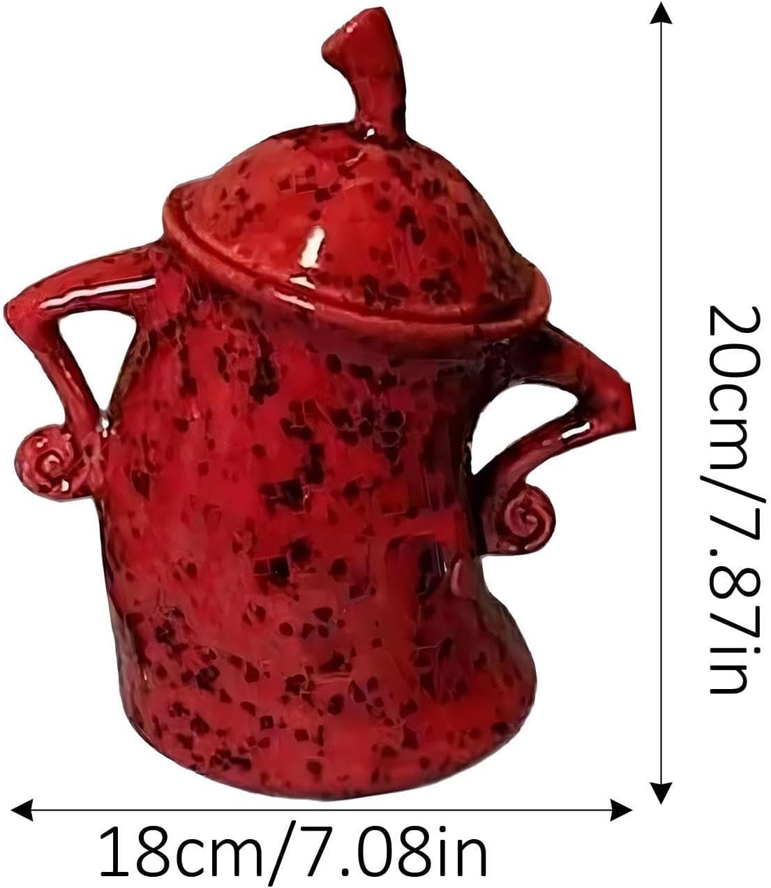 Recipiente con actitud, tarro grande de cerámica con tapa, lindo tarro creativo de almacenamiento de alimentos con hermético para café, té, azúcar y