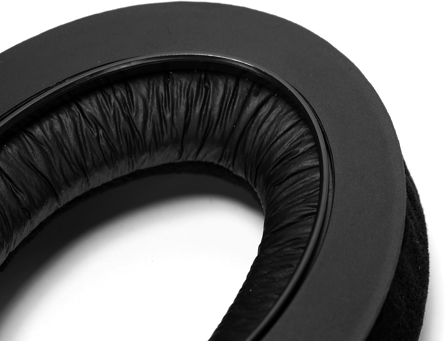1 par de fundas de espuma de terciopelo negro para auriculares con 2 espuma acústica, 1 cojín para la cabeza
