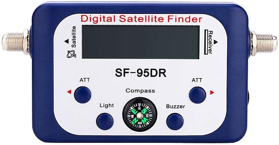 Zopsc Mini medidor de señal satelital digital buscador LCD satélite buscador de fuerza de señal plato Sat Directv brújula