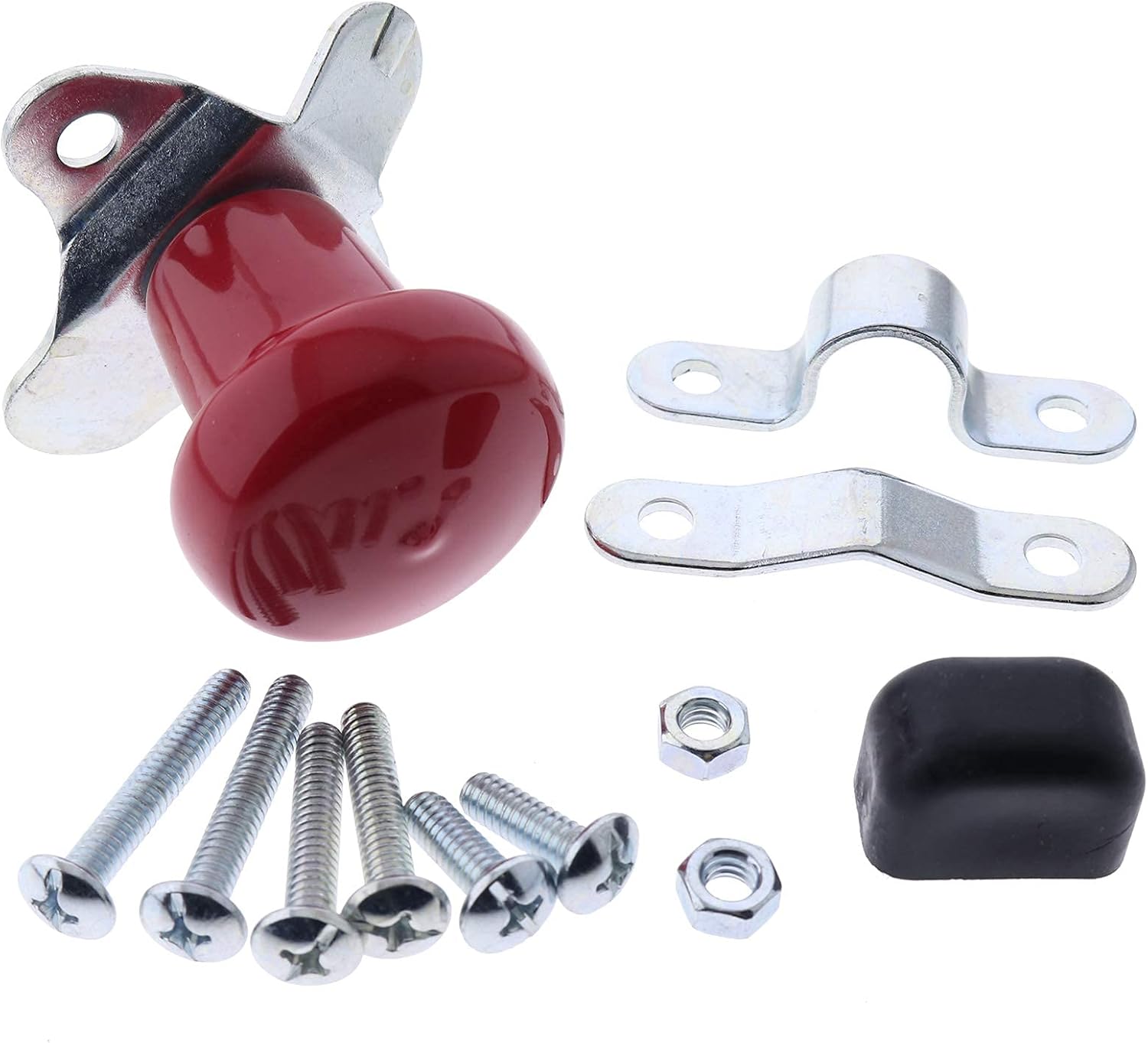 ZTUOAUMA Pomo giratorio para volante WSV122R con funda de goma, ajuste universal para John Deere, Ford Tractors, Woods Spinner y muchos más autos,