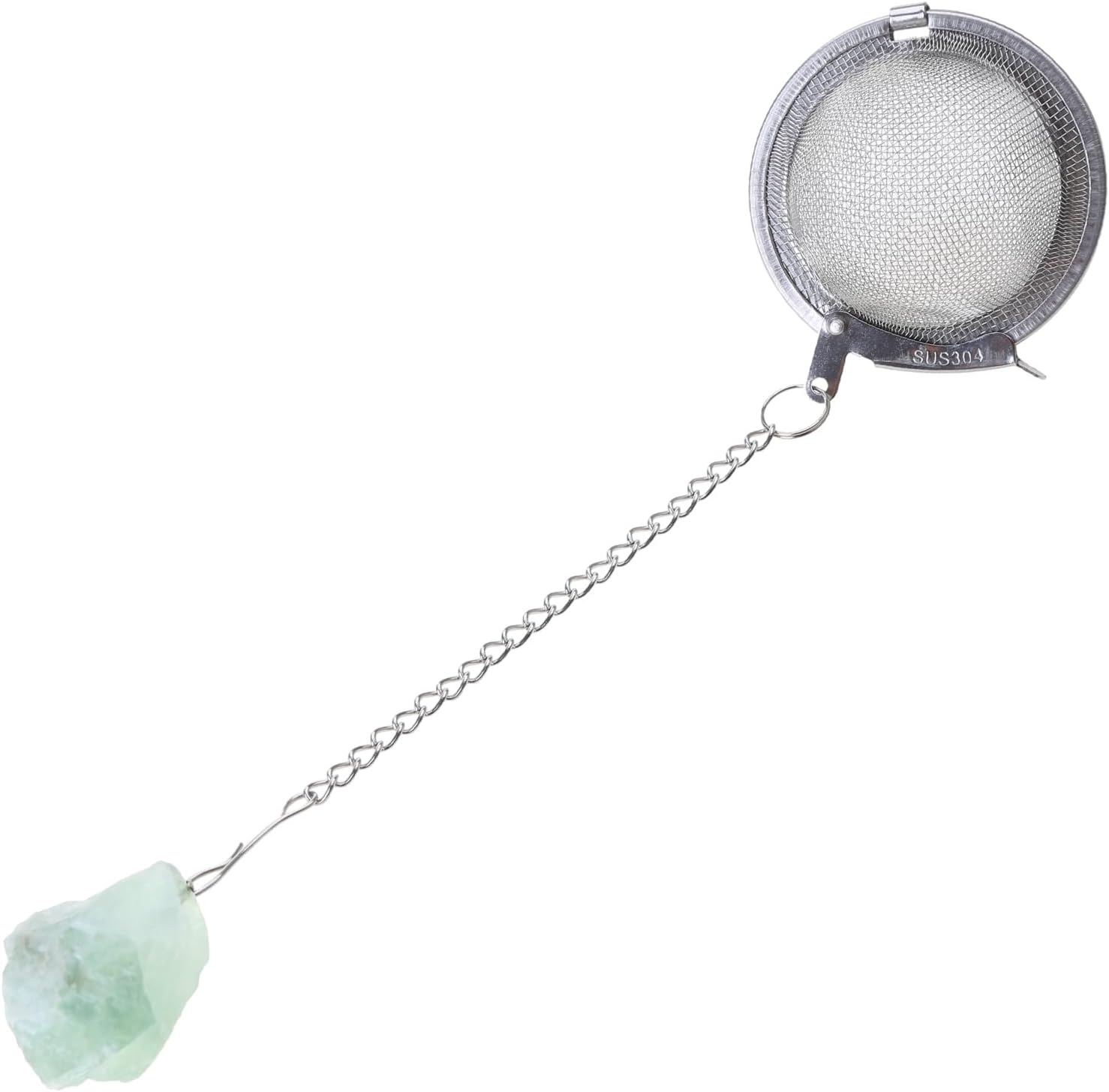 Infusor de té Colador de té de acero inoxidable Malla fina Hoja suelta Té Steepers para té suelto Colgante de cristal Filtro de té Filtro de té para