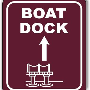 BOAT DOCK DIRECTIONAL UPWARD ARROW CAMPING Aluminum Composite Outdoor Sign 15″ x18″ BOAT DOCK DIRECTIONAL UPWARD ARROW CAMPING Aluminum Composite Outdoor Sign 15″ x18″