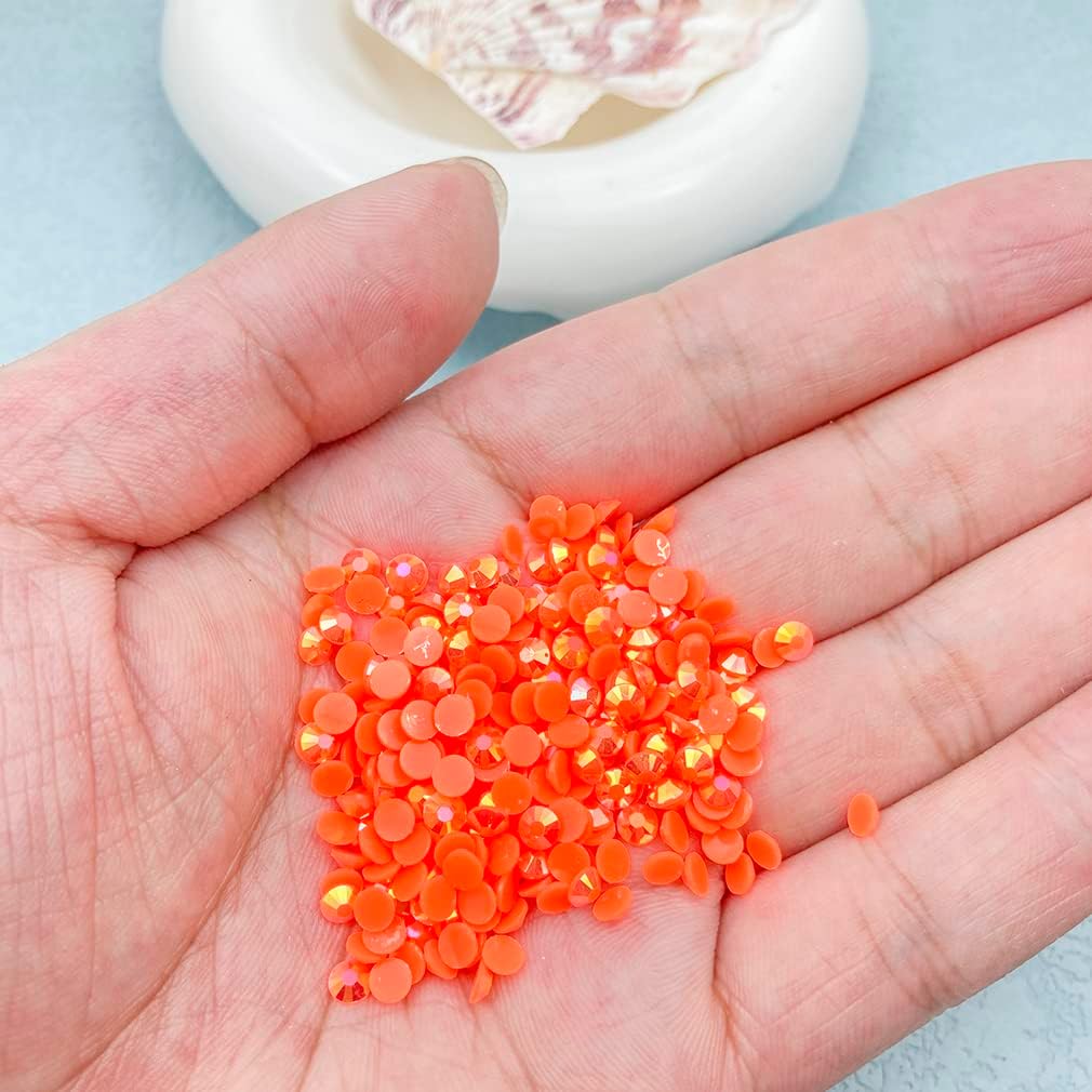 10000 diamantes de imitación de resina de 0.118 pulgadas (0.118 in) con parte trasera plana, parte trasera plana, diamantes de imitación de resina
