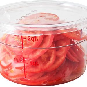 Restaurantware Solo tapa tapa Met Lux para contenedores de almacenamiento de alimentos de 2 y 4 cuartos de galón, 1 tapa redonda para contenedores Restaurantware Solo tapa tapa Met Lux para contenedores de almacenamiento de alimentos de 2 y 4 cuartos de galón, 1 tapa redonda para contenedores