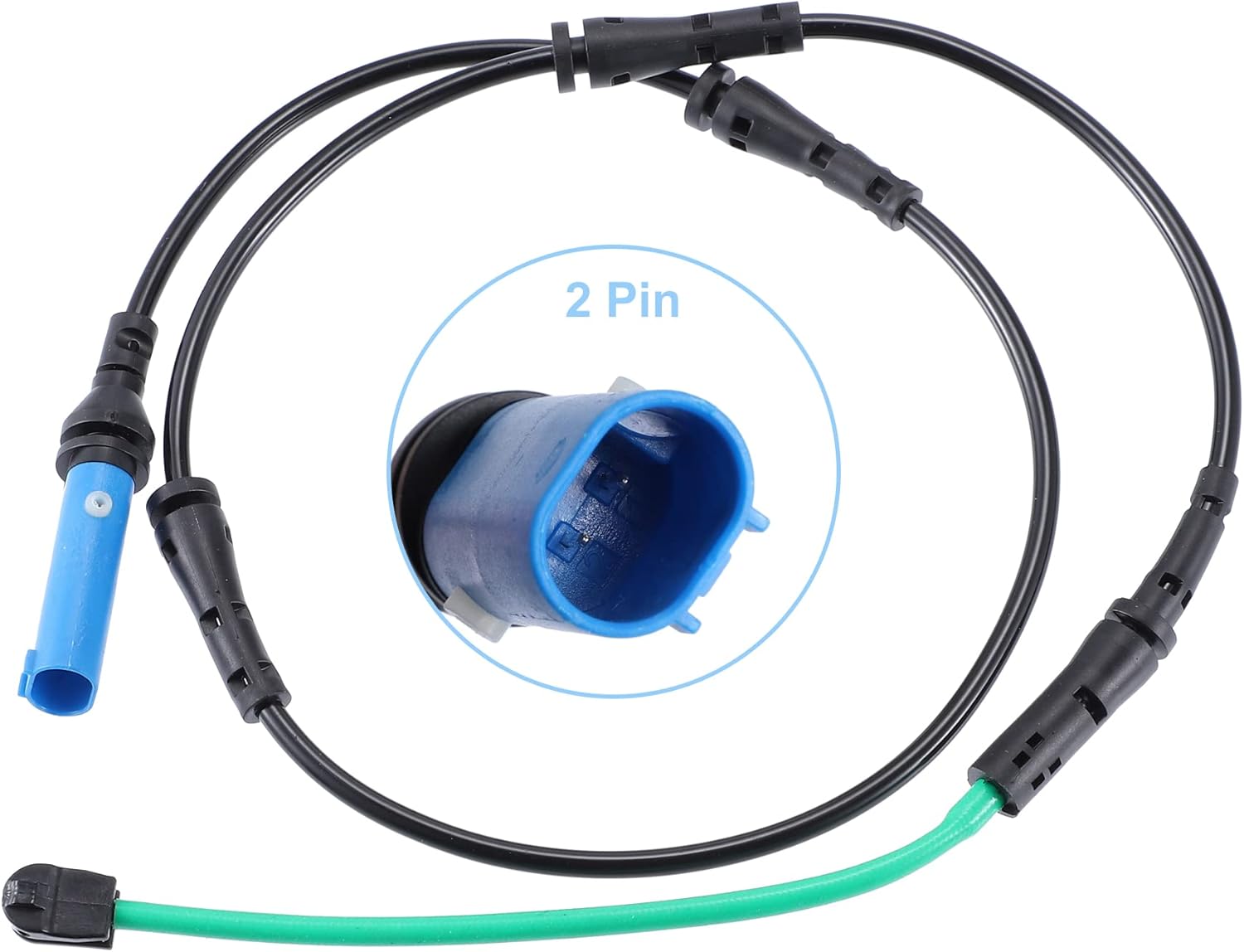 ACROPIX Sensor de pastillas de freno de coche Pastillas de freno de disco trasero Sensor indicador de desgaste apto para BMW 530i – Paquete de 1