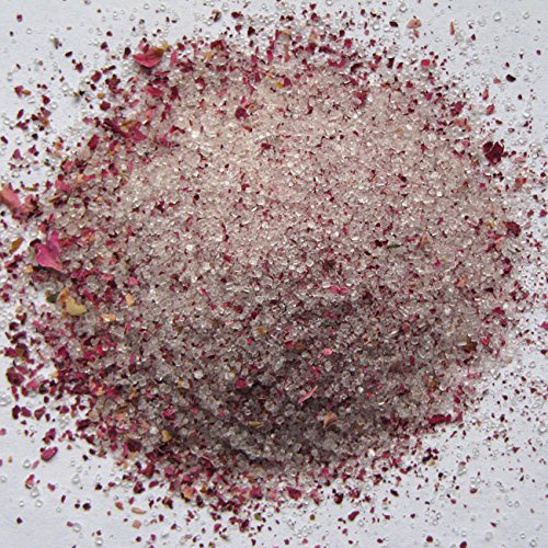 Salt Traders – Azúcar de caña con sabor a rosa, bolsa de papel de arroz con cremallera de 5 onzas