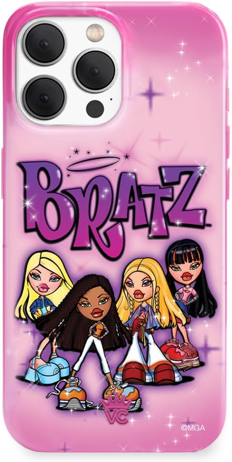 Velvet Caviar x Bratz – Funda compatible con iPhone 15 PRO MAX femenina, bonitas fundas protectoras para mujeres y niñas, compatible con MagSafe,