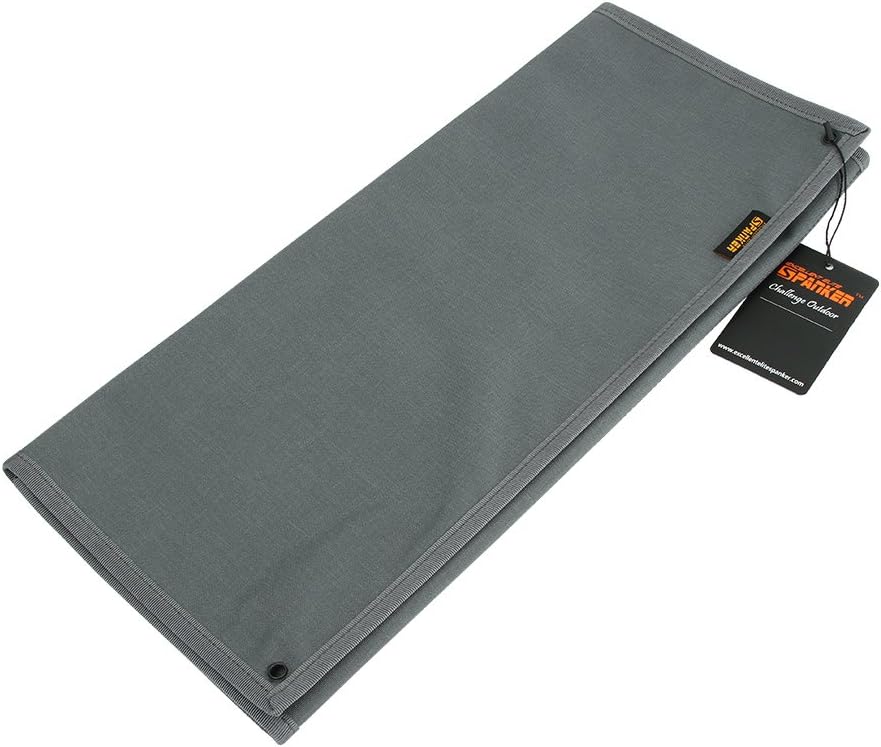 EXCELLENT ELITE SPANKER Tablero de exhibición de parches tácticos, panel de soporte militar plegable (gris, mediano)