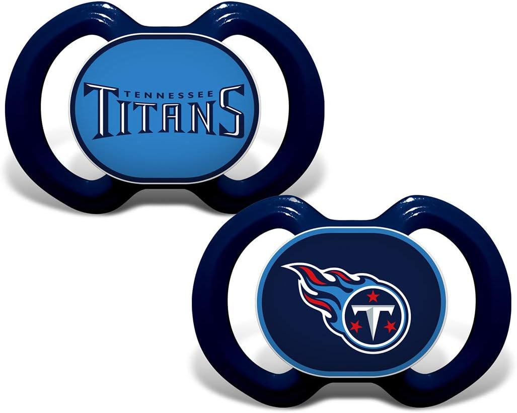 BabyFanatic – Chupete de 2 unidades, NFL Tennessee Titans, equipo oficial de la liga