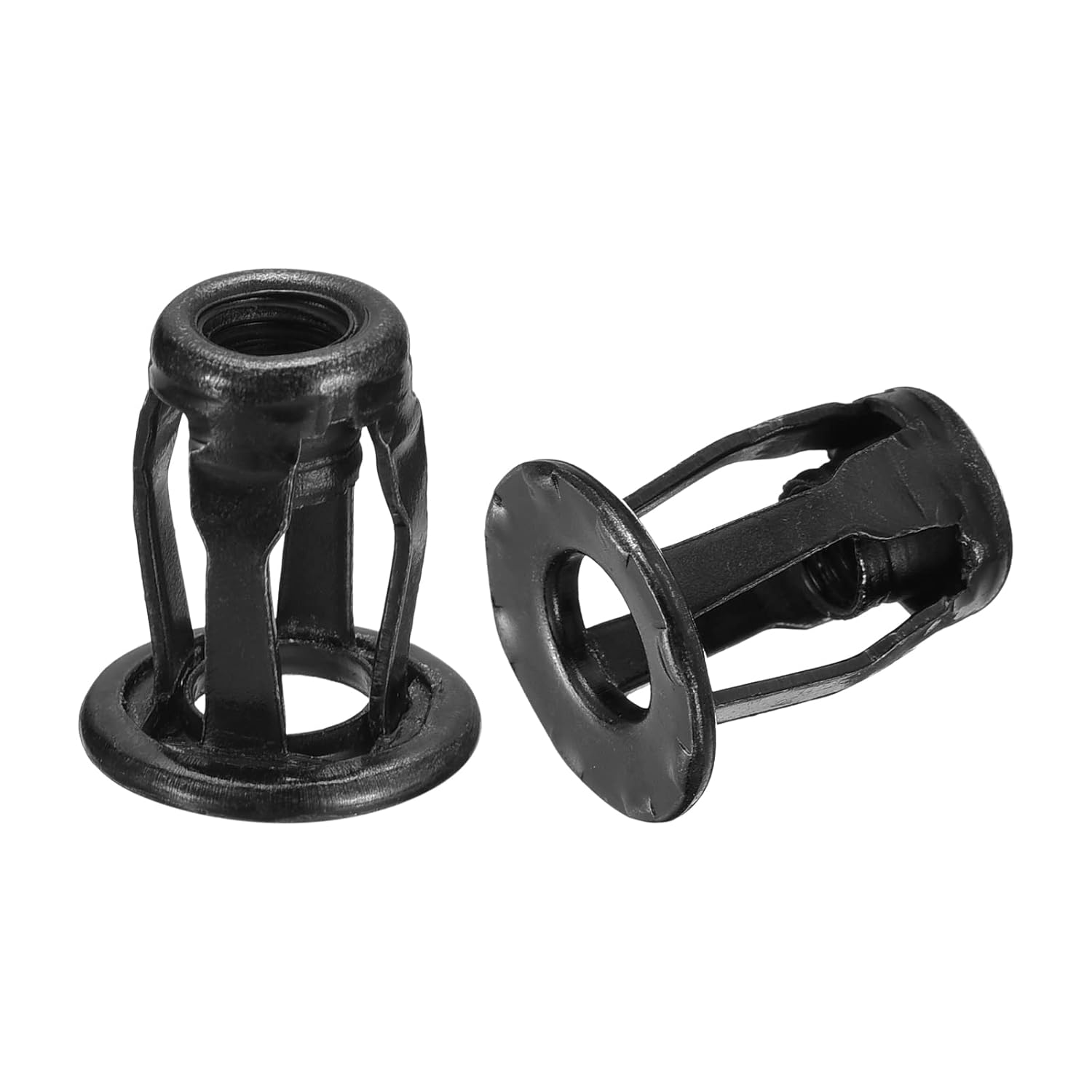 uxcell Tuercas de gato M6, 5 tuercas roscadas de acero al carbono galvanizadas remaches para metal fino, longitud de 0.732 in