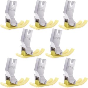 8 pies prensatelas de costura, prensatelas de plástico antiadherentes, prensatelas de costura resistentes al desgaste para máquinas de coser 8 pies prensatelas de costura, prensatelas de plástico antiadherentes, prensatelas de costura resistentes al desgaste para máquinas de coser