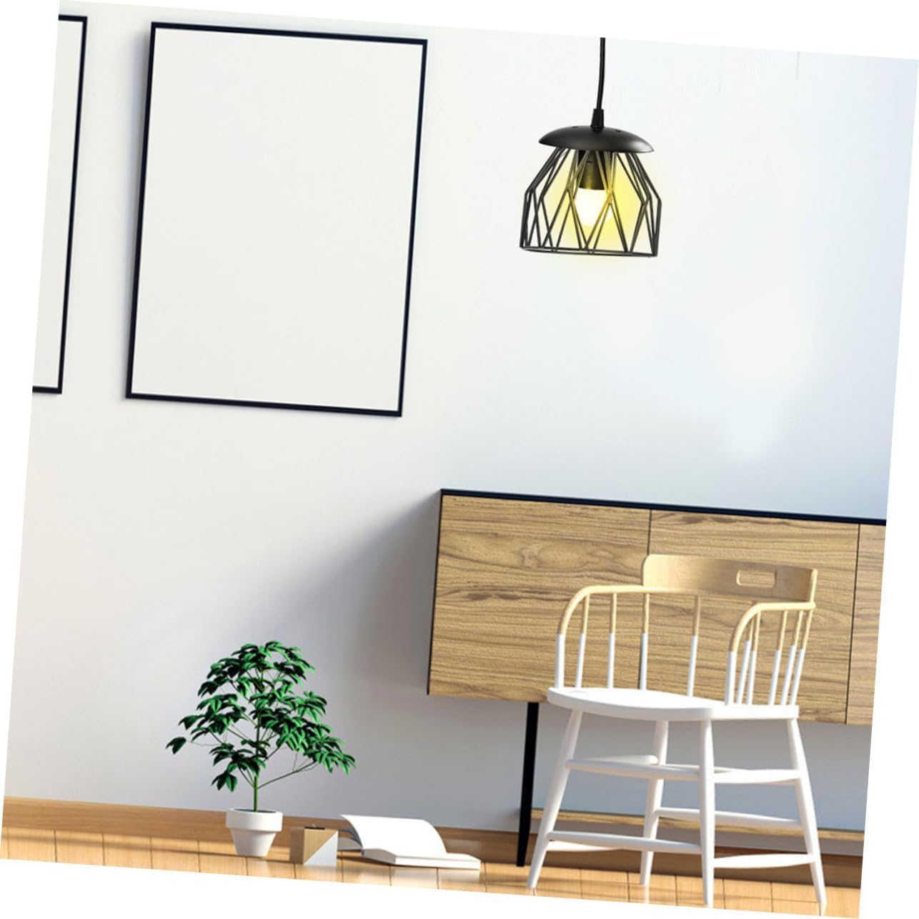 2 piezas de pantalla de lámparas colgantes negras, bombilla negra, lámpara de araña vintage, portalámparas de protección, cubiertas de luz, globos