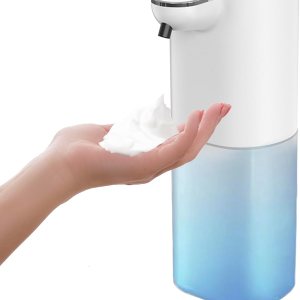 Dispensador automático de jabón espumoso para baño, montaje en pared, manos libres de contacto, dispensador automático de jabón para platos para Dispensador automático de jabón espumoso para baño, montaje en pared, manos libres de contacto, dispensador automático de jabón para platos para