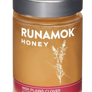 Runamok Miel de trébol de High Plains Miel cruda auténtica y pura Edulcorante natural y sin gluten 9 onzas Runamok Miel de trébol de High Plains Miel cruda auténtica y pura Edulcorante natural y sin gluten 9 onzas