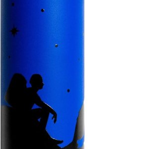 Emerging Hydration Botella de agua de 24 onzas con tapa estilo boquilla, a prueba de fugas, calor y frío, diseño temático de aventura (azul) Emerging Hydration Botella de agua de 24 onzas con tapa estilo boquilla, a prueba de fugas, calor y frío, diseño temático de aventura (azul)