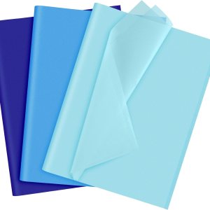 NEBURORA Juego de 60 hojas de papel de regalo azul surtido, 3 colores para regalos de bricolaje, embalaje de Pascua, baby shower, cumpleaños, boda, NEBURORA Juego de 60 hojas de papel de regalo azul surtido, 3 colores para regalos de bricolaje, embalaje de Pascua, baby shower, cumpleaños, boda,